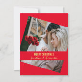 Stijlvol fotoraster Rood schattig paar (Voorkant)