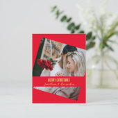 Stijlvol fotoraster Rood schattig paar (Staand voorkant)