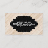 Stijlvol frame | Hout II Visitekaartje (Achterkant)