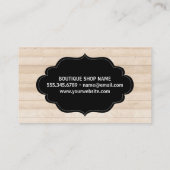 Stijlvol frame | Hout Visitekaartje (Achterkant)