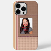 Stijlvol frame met aangepaste foto Case-Mate iPhone case (Achterkant)