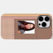 Stijlvol frame met aangepaste foto Case-Mate iPhone case (Achterkant (horizontaal))