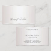 Stijlvol Freehand-script elegant glamoureus Visitekaartje (Voorkant / Achterkant)