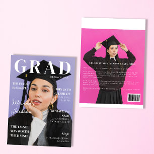 Stijlvol Fun Modern Afstuderen Magazine 2025 Kaart