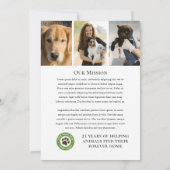 Stijlvol Gala Custom Event Logo Foto Wit Zwart Kaart (Achterkant)