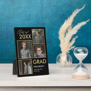 Stijlvol galerij EDITABLE COLOR Afstuderen Plaque Fotoplaat