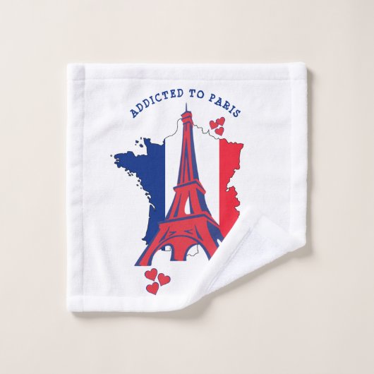 Stijlvol GEADDICEERD AAN PARIS-monogram Bad Handdoek (Wasdoekje)