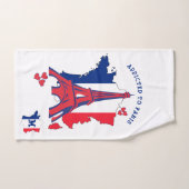 Stijlvol GEADDICEERD AAN PARIS-monogram Bad Handdoek (Handdoek)