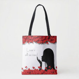 Stijlvol, geavanceerd Feminine Silhouette Tote Bag