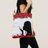 Stijlvol, geavanceerd Feminine Silhouette Tote Bag (Dichtbij)