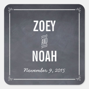 Stijlvol gebakken Sticker voor de gunst