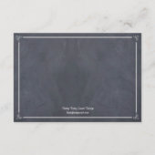 Stijlvol gebalste richtingenkaart informatiekaartje (Achterkant)