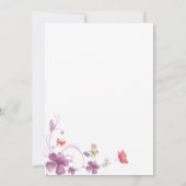 Stijlvol geeft hij me vlinder foto Vrijgezellenfee Kaart (Achterkant)