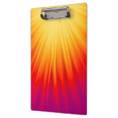Stijlvol geel en rood Abstract Klembord (Links)
