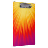 Stijlvol geel en rood Abstract Klembord (Rechts)