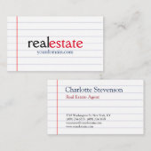 Stijlvol, gelaagd papier voor de professionele Est Visitekaartje (Voorkant / Achterkant)