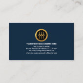 Stijlvol geluid — geluidstechnicus Deejay Visitekaartje (Achterkant)