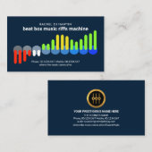 Stijlvol geluid — geluidstechnicus Deejay Visitekaartje (Voorkant / Achterkant)