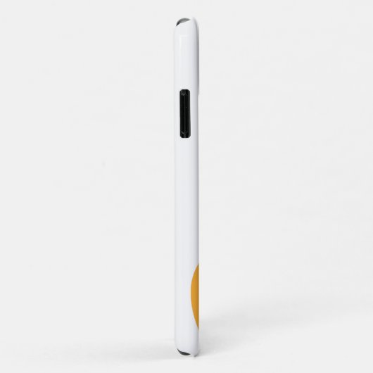 Stijlvol geluid met ogen op wit Case-Mate iPhone case (Achterkant/rechts)