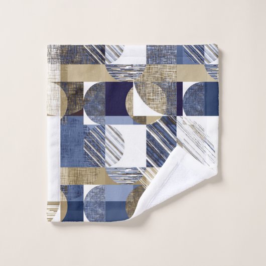 Stijlvol geometrisch bad handdoek (Wasdoekje)