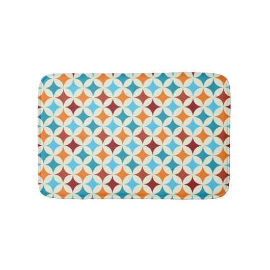 Stijlvol geometrisch: naadloos patroon badmat (Voorkant)