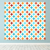 Stijlvol geometrisch: naadloos patroon canvas afdruk (Insitu (Houten vloer))