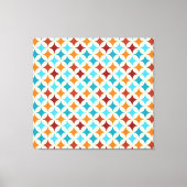 Stijlvol geometrisch:  naadloos patroon canvas afdruk (Voorkant)