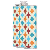 Stijlvol geometrisch:  naadloos patroon heupfles (Links)