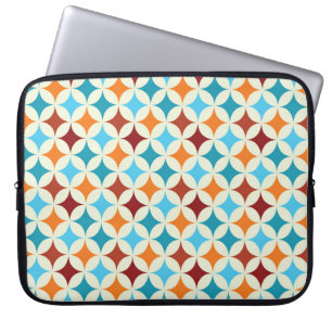 Stijlvol geometrisch:  naadloos patroon laptop sleeve