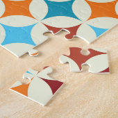 Stijlvol geometrisch: naadloos patroon legpuzzel (Zijkant)