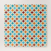 Stijlvol geometrisch: naadloos patroon legpuzzel (Horizontaal)