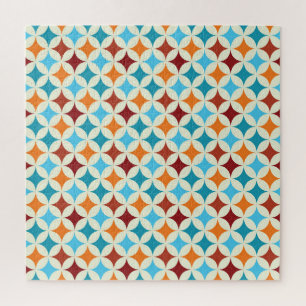 Stijlvol geometrisch: naadloos patroon legpuzzel