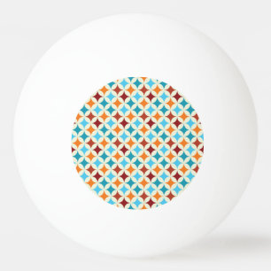 Stijlvol geometrisch: naadloos patroon pingpongbal