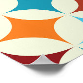 Stijlvol geometrisch: naadloos patroon poster (Hoek)