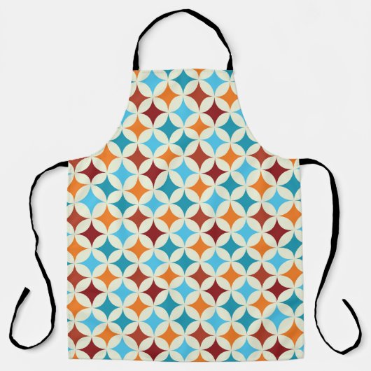 Stijlvol geometrisch: naadloos patroon schort (Voorkant)