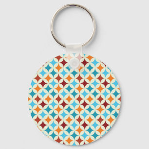 Stijlvol geometrisch:  naadloos patroon sleutelhanger