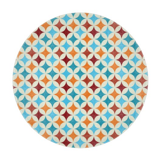 Stijlvol geometrisch: naadloos patroon snijplank (Voorkant)