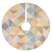 Stijlvol geometrisch patroon in de Autumn Earth To Kerstboom Rok (Voorkant)