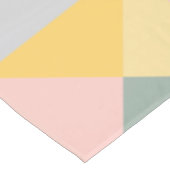 Stijlvol geometrisch patroon in de Autumn Earth To Tafelkleed (Gekanteld)