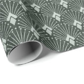 Stijlvol geometrisch patroon, kunstdeco. cadeaupapier (Rol Hoek)