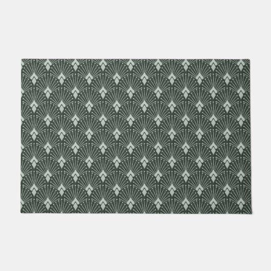 Stijlvol geometrisch patroon, kunstdeco. deurmat (Voorkant)