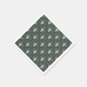 Stijlvol geometrisch patroon, kunstdeco. servet (Hoek)