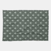 Stijlvol geometrisch patroon, kunstdeco. theedoek (Horizontaal)