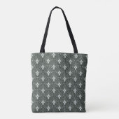 Stijlvol geometrisch patroon, kunstdeco. tote bag (Achterkant)