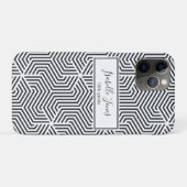 stijlvol geometrisch script aangepast aan school Case-Mate iPhone case (Achterkant (horizontaal))