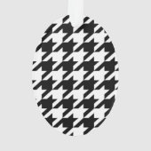 stijlvol geometrisch zwart wit geluidsdieptepatroo ornament (achterkant)