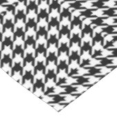 stijlvol geometrisch zwart wit geluidsdieptepatroo tafelkleed (Gekanteld)