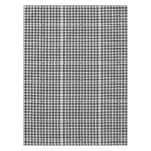 stijlvol geometrisch zwart wit geluidsdieptepatroo tafelkleed (Voorkant)