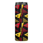 Stijlvol Geometrische driehoeken Monogram Thermosbeker (Achterkant)