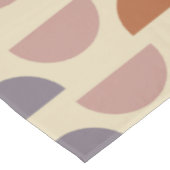 Stijlvol Geometrische vormen patroon in aardekleur Tafelkleed (Gekanteld)